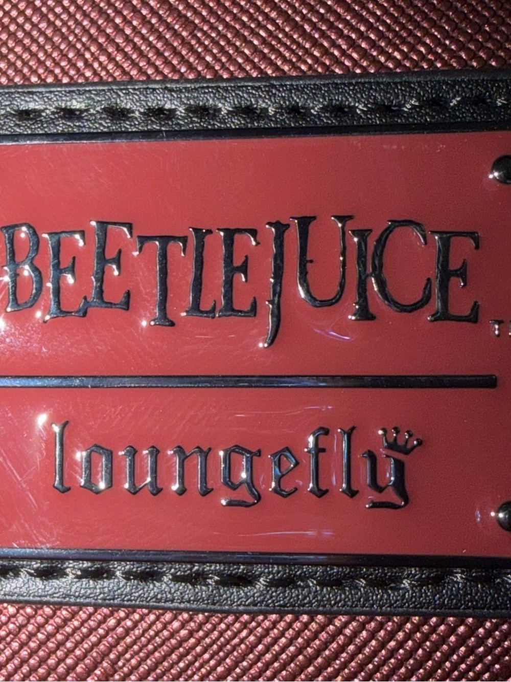 Loungefly Red & Orange Beetlejuice Inferno Room Tote - Picture 5 of 5